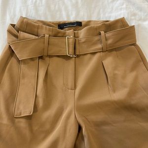 Wide leg trouser pants